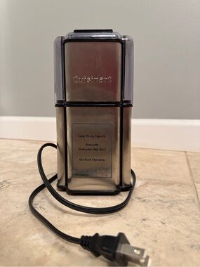 Cuisinart Stainless Steel Electric Coffee Grinder - Silver & Black